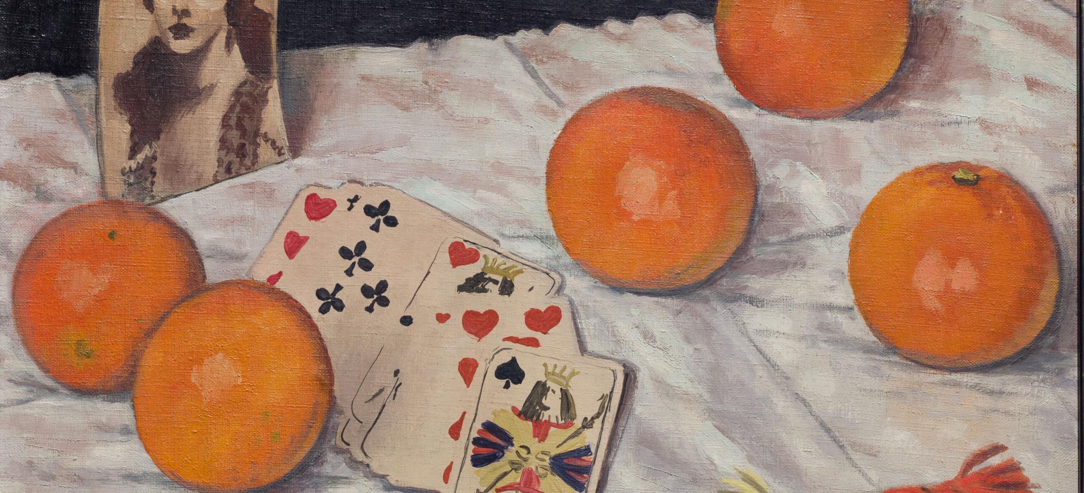 Oranges et cartes, 1932