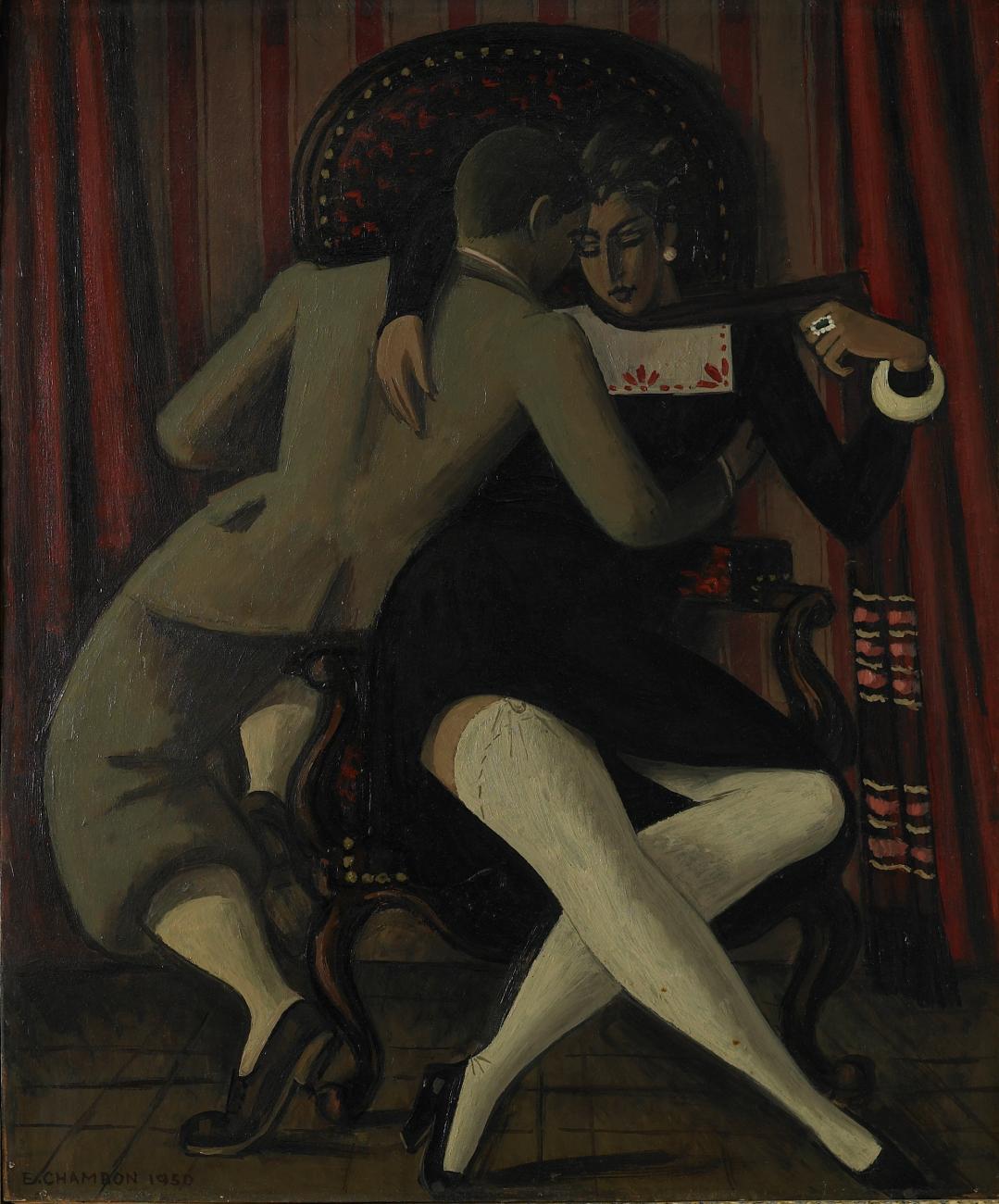 Conversation (le couple), 1950
